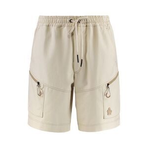 MONCLER GRENOBLE Men's Drawstring Cargo Shorts Men Beige Pants